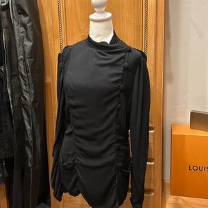 Giorgio Armani Black Tunic Top VINTAGE